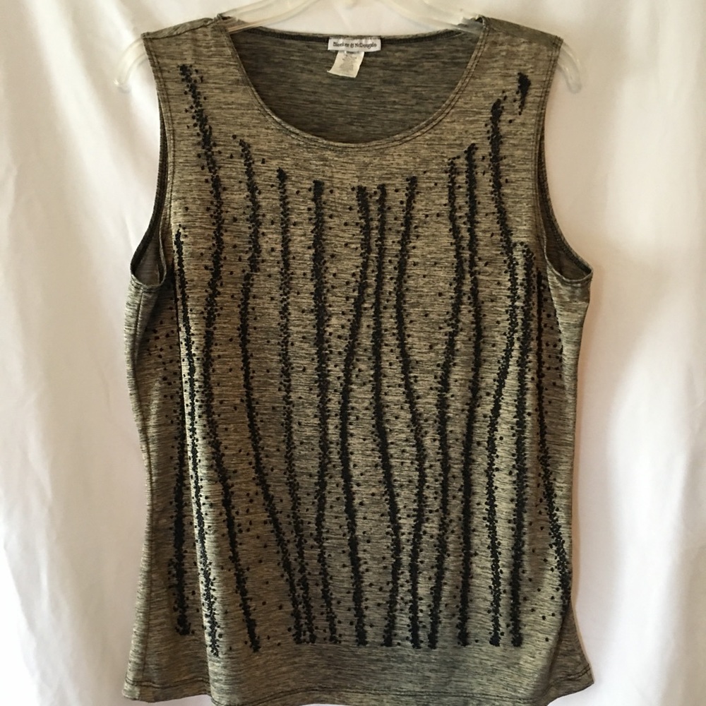 BLEEKER & Mc DONALD  SIZE L  Bronze with black beads design